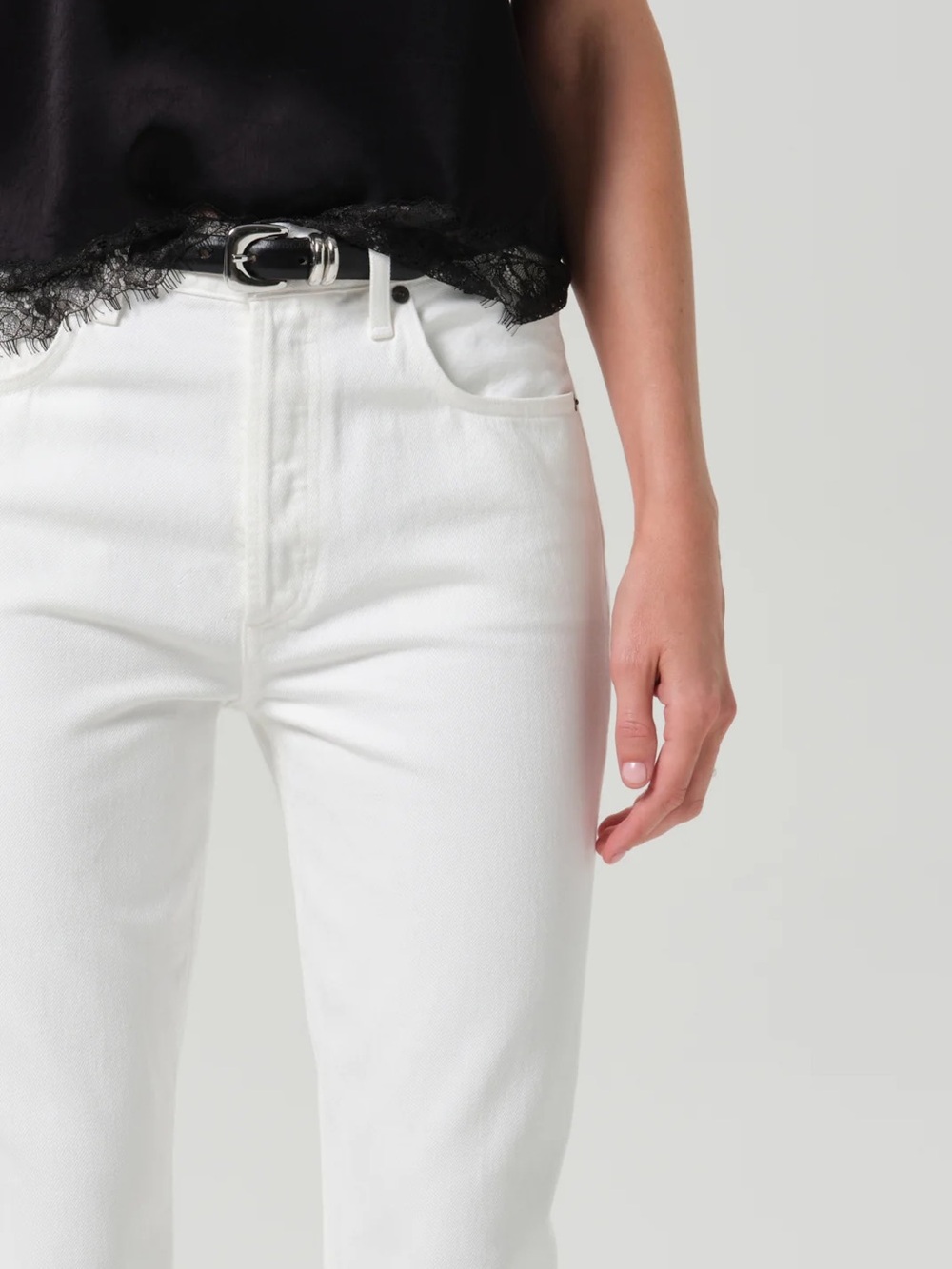 Citizens Of Humanity High-Rise Charlotte White Denim Jeans - 29
